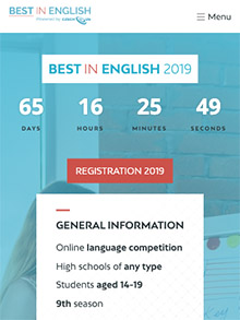Best In English homepage